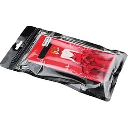 Чохол-накладка Toto Glass Fashionable Case Samsung Galaxy S10+ Red Dress Girl - мініатюра 2