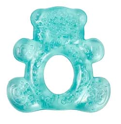 Прорезыватель для зубов Lindo Мишка, с водой, зеленый (LI 301 зел м)