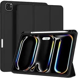 Чехол-книжка CDK для Apple iPad Pro 12.9" 5gen 2021 экокожа/силикон Smart Case cлот cтилус(017899) black