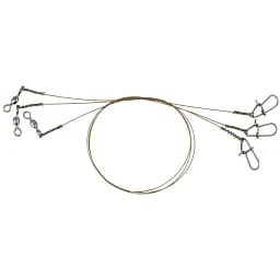 Поводок Savage Gear Raw49 Trace 20cm 0.27mm 7kg Swivel/Needle Snap (3 шт/уп.)