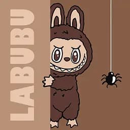 Набор для росписи по номерам для детей 5+ Прятки Лабубу, Ideyka, 25x25 см, КНО1302