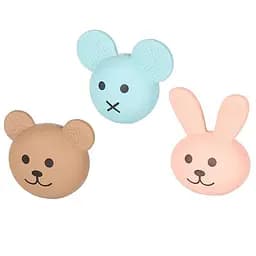 Игрушка для собак Flamingo Oraka Bear Mouse Rabbit латексная с пищалкой для мини и малых пород
