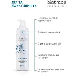 Пінка очищувальна Biotrade Pure Skin для шкіри з розширеними порами 150 мл (3800221841300) - мініатюра 3
