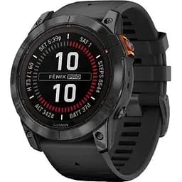 Garmin Fenix ​​7X Pro Solar Slate Gray w. Black Band (010-02778-00/01)