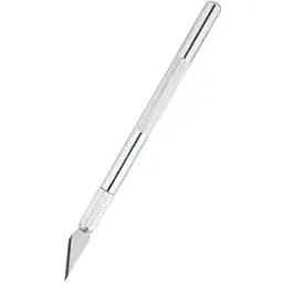 Ніж канцелярський Axent  макетний металевий + 5 змінних лез (6904-A)