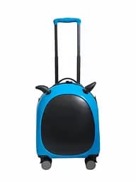 Дитяча валіза маленька S ABS-пластик Airtex 961 45,5×34×22,5см 30л Синій