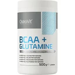 Аминокислоты OstroVit BCAA + Glutamine Лимон 500 г