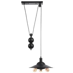 Люстра Brille подвесная лофт E27 60W BK (BL-349S/3)