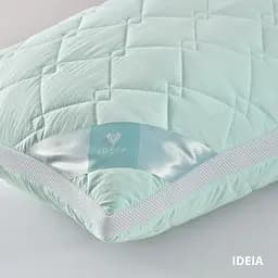 Подушка антиалергенна Ideia Present, з дихаючим бортом, 70х50 см (8-34529 мята) - мініатюра 7