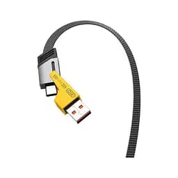 Кабель XO NB283, 4-in-1 Braided Flat Cable/Data Cable Черный