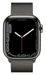 Смарт-годинник Apple Watch Series 7 GPS + Cellular 45mm Graphite Stainless Steel with Graphite Milanese Loop [MKJJ3] [62626] - мініатюра 2