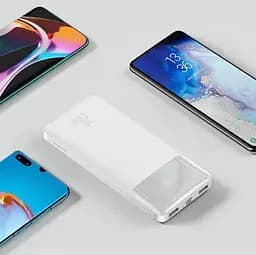 Акумулятор зовнішній Baseus Bipow fast charging 10000mAh 20W OE PPBD050502 білий - мініатюра 7
