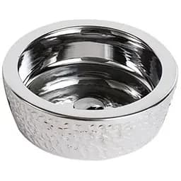 Умивальник Newarc 42x42 сріблястий 5065CR, Хром