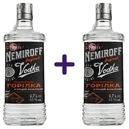 Упаковка водки особенной Nemiroff Originals 40% 1.4 л (0.7 л x 2 шт.)