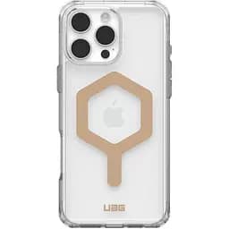 Чохол UAG для iPhone 16 Pro Max, Plyo Magsafe, Ice/Gold teh0019530