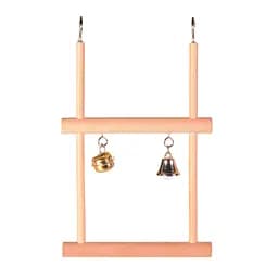 Игрушка для птиц Trixie Качели двойные, с колокольчиками, 12x20 см (5822)
