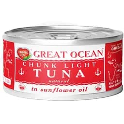 Тунець цілий у соняшниковій олії Great Ocean 170 г