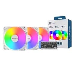 Набор трех вентиляторов для корпуса 120MM E28 ARGB 3 PACK (W) MONTECH