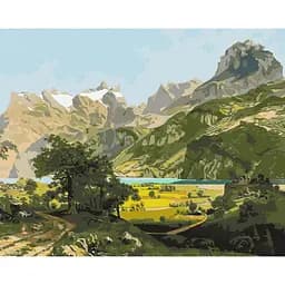 Картина по номерам "Волшебный пейзаж" ©ArtAlekhina Ideyka KHO2875 40х50 см