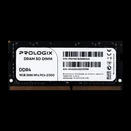 Оперативная память Prologix 8GB SODIMM DDR4 2666MHz (PRO8GB2666D4S)