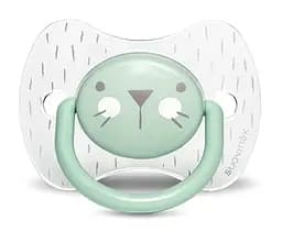 Пустышка симметричная Suavinex Hygge Уютные истории, 6-18 мес., бирюзовый (306601)