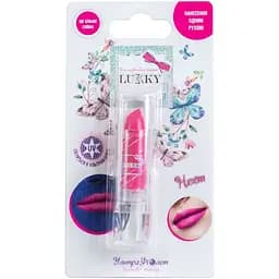 Дитяча помада для губ Lukky Ультрафіолет неоновий рожевий (T18867)