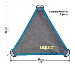 Стілець розкладний Uquip Trinity L Grey (244033) (DAS302770) - мініатюра 2