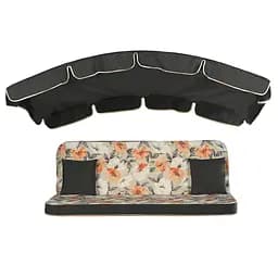 Комплект до гойдалки Ost-Fran Malta 170x110x10 см, тканина Меджік Аранча/657-497