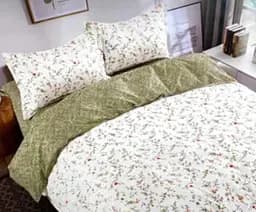 Постельное белье сатин Laura-Grand 21 евро комплект цветочный принт