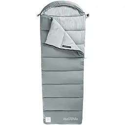 Спальник с капюшоном Naturehike M180 NH20MSD02 левый серый