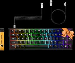 Клавіатура Attack Shark X68 HE RGB Black (AS-X68-HEMS-BK) - мініатюра 3