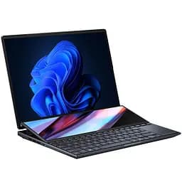 Ноутбук ASUS Zenbook Pro 14 Duo UX8402VU-P1060 14.5' 2.8K OLED Touch, Intel i7-13700H, 16GB, F1TB, NVD4050-6, NoOS, Чорний (90NB10X2-M003M0) - мініатюра 2