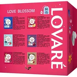 Уцінка. Чай асорті Lovare Love Blossom 180 г (90 шт. х 2 г)   - мініатюра 2