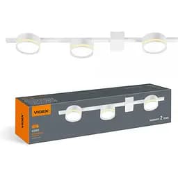 Світильник Videx під лампу 3xGX53 накладний Білий (VL-SPF32-3W)