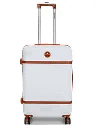 Валіза середня M ABS-пластик Worldline Airtex 629 67×45×27см 74л Білий - мініатюра 2