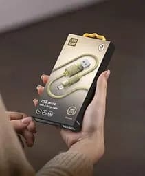 Кабель Luxe Cube Premium USB - micro USB (M/M), 1 м, золотистий (8889986489885) - мініатюра 4