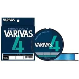 Шнур Varivas PE Line X4 Water Blue 150 m 9.51 kg 0.185 mm 1.2 (1102-VA 13604)