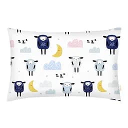 Дитяча постільна білизна в ліжечко SHEEPS, блакитний (SheepBlueSkyeyGrey_DropLightBlue110x160_140) - мініатюра 3