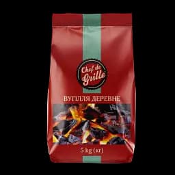 Уцінка. Вугілля деревне Chef de Grille 5 кг 
