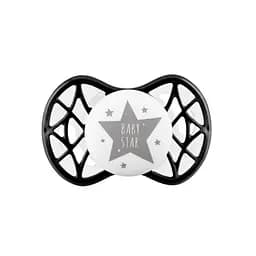Пустушка Nuvita 7064 Air55 Cool ортодонтична 0m+ BABY STAR чорна NV7064IB - мініатюра 3