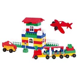 Детский Конструкторы Техно 3640TXK, в чемоданчике 107 деталей