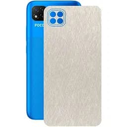 Защитная пленка StatusSKIN для Xiaomi Poco C3 Корпус Винил Титан