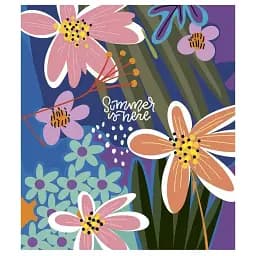 Тетрадь общая Школярик Summer is Here 080-3225K-5 в клеточку 80 листов