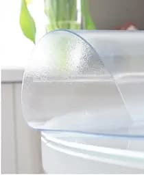 Силіконова скатертину М'яке скло Soft Glass Покриття для меблів 3.4х1.0м (товщина 1.0 мм) Матова - мініатюра 8
