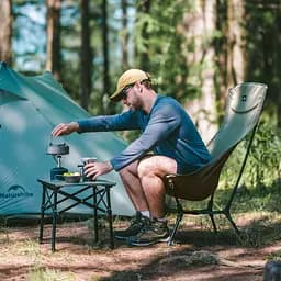 Стілець складаний ультралегкий Naturehike CNK2550JJ013 Yamami YL01  сірий - мініатюра 13