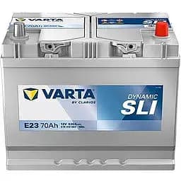 Акумулятор Varta Blue Dynamic/SLI E23 70Ah ASIA Ев (-/+) 630EN 260х173х225 мм