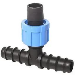 Трійник йоржик SL-021 з виходом для крапельної стрічки та трубки 16 мм пакування 50 штук