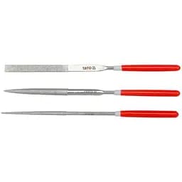 Надфіль алмазний Yato 3х140х50 мм 3 шт. (YT-6143)