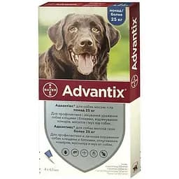 Каплі від бліх і кліщів Bayer Advantix для собак вагою до 4 кг - мініатюра 4