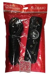 Удлинитель BLACK 4 гнезда 3 метра без заземления MODERN LUMANO